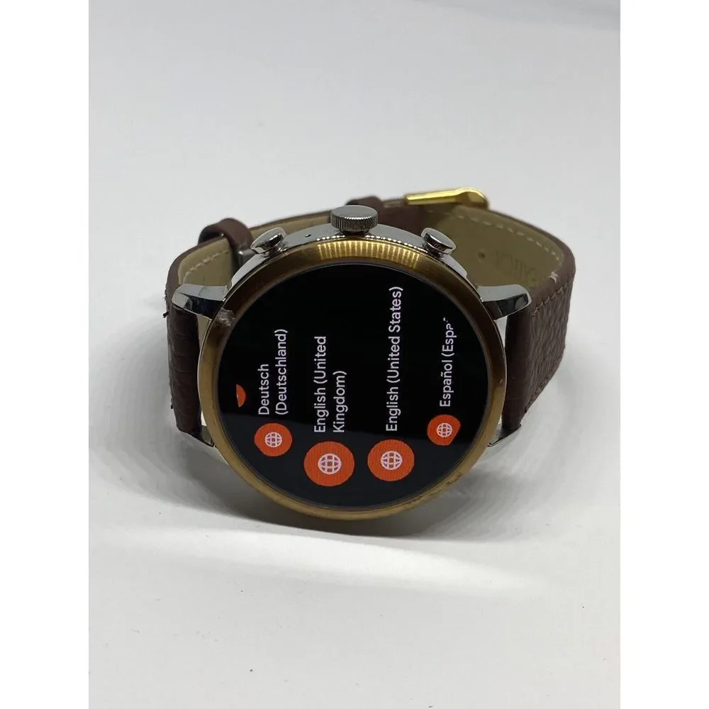 Fossil Gen 4 Authentic Digital Dial Smart Watch Custom Band FTW6016 AB376